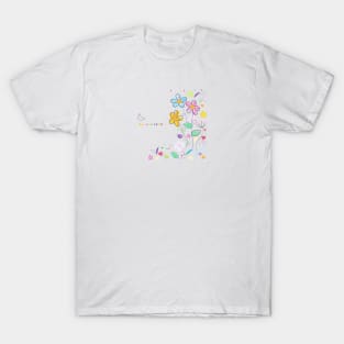 Decorative spring flowers T-Shirt